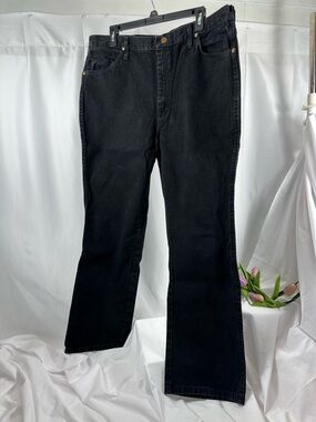 0185 Wrangler 936 WBK black cowboy cut jeans 38 x 30
